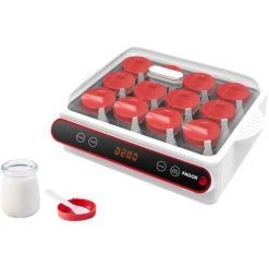 Yaourtière 12 Pots De 110ml 40w - Fg3215 - Fagor - Blanc/rouge -FAGOR Soldes Magasin 57581027 2