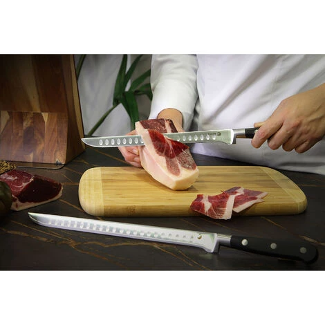 FAGOR Couper Jeu De 7 Couteaux De Cuisine Professionnel Acier Inoxydable Couteau Chef Santoku 5 FAGOR Couper Jeu De 7 Couteaux De Cuisine Professionnel Acier Inoxydable Couteau Chef Santoku – Image 3